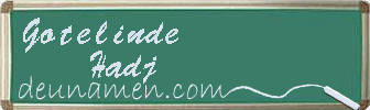Gotelinde Hadj Visitenkarte